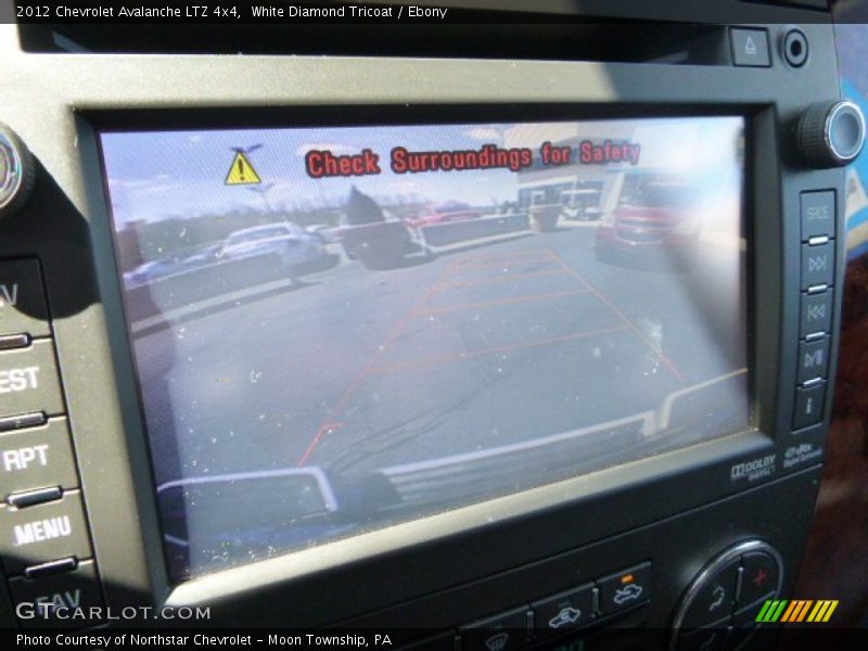 White Diamond Tricoat / Ebony 2012 Chevrolet Avalanche LTZ 4x4