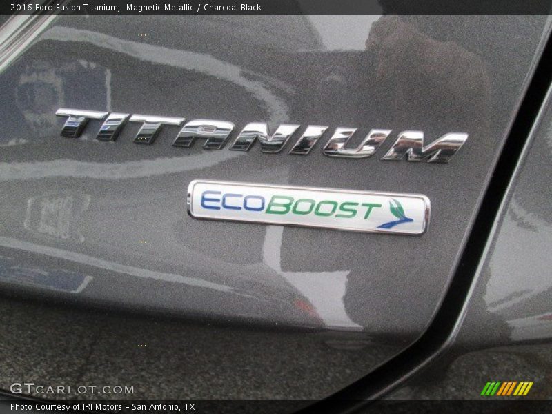 Magnetic Metallic / Charcoal Black 2016 Ford Fusion Titanium