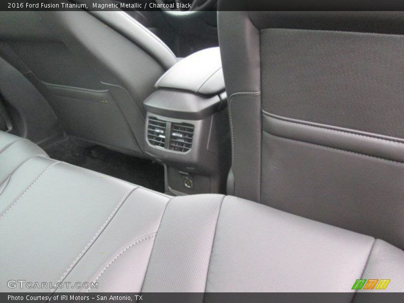 Magnetic Metallic / Charcoal Black 2016 Ford Fusion Titanium