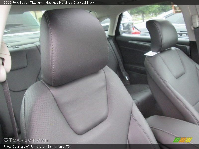 Magnetic Metallic / Charcoal Black 2016 Ford Fusion Titanium