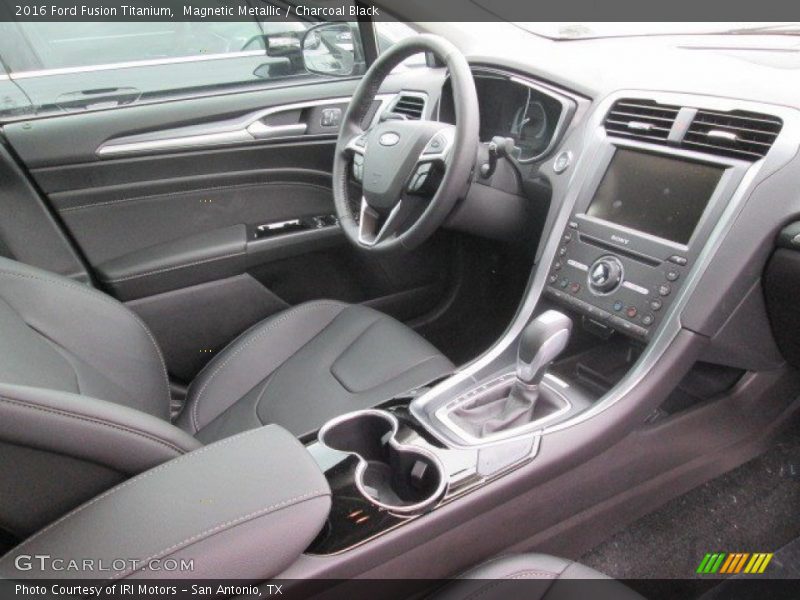 Magnetic Metallic / Charcoal Black 2016 Ford Fusion Titanium