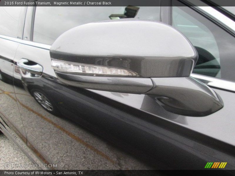 Magnetic Metallic / Charcoal Black 2016 Ford Fusion Titanium