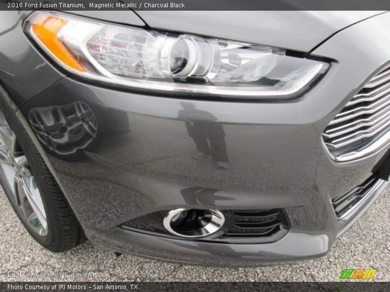 Magnetic Metallic / Charcoal Black 2016 Ford Fusion Titanium