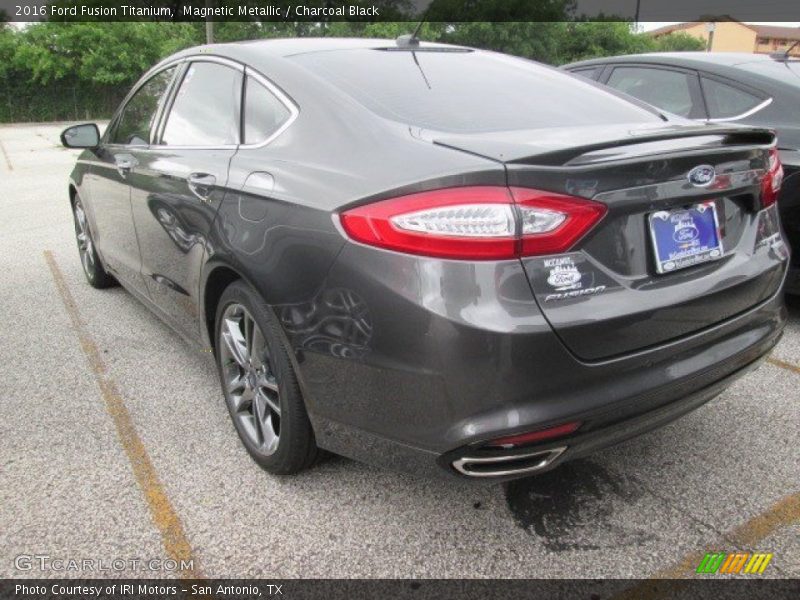 Magnetic Metallic / Charcoal Black 2016 Ford Fusion Titanium