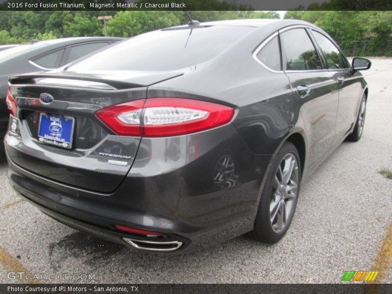 Magnetic Metallic / Charcoal Black 2016 Ford Fusion Titanium