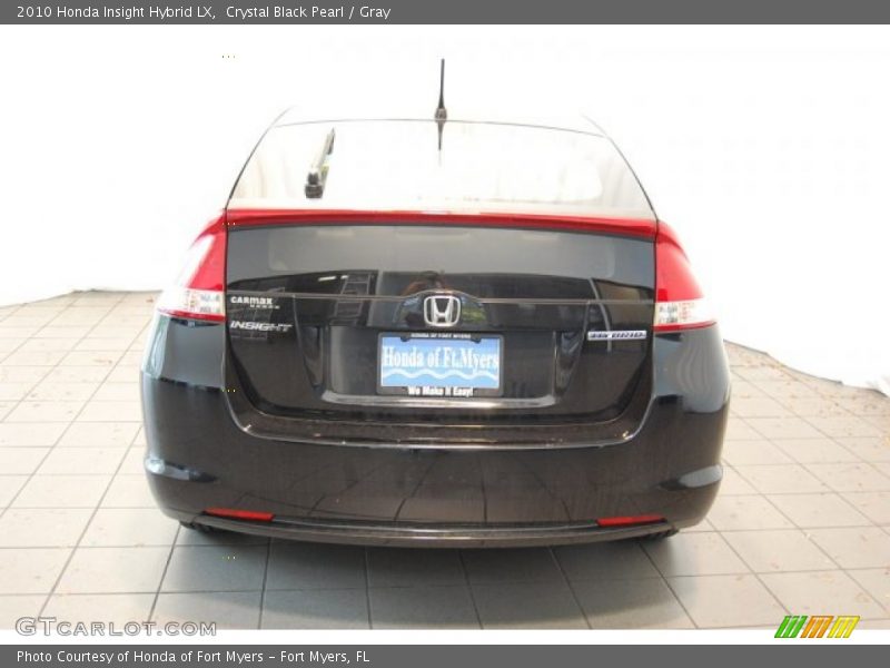 Crystal Black Pearl / Gray 2010 Honda Insight Hybrid LX