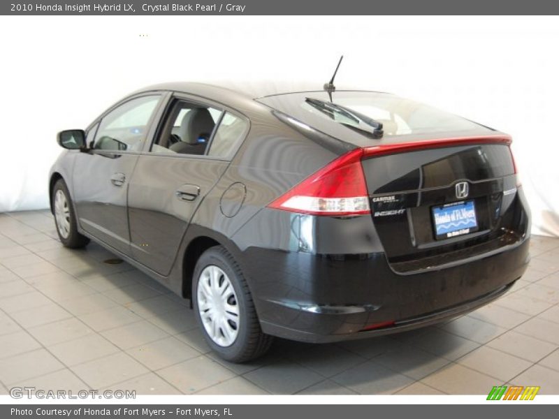 Crystal Black Pearl / Gray 2010 Honda Insight Hybrid LX