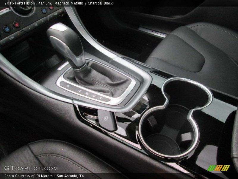 Magnetic Metallic / Charcoal Black 2016 Ford Fusion Titanium