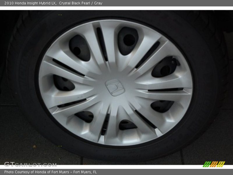 Crystal Black Pearl / Gray 2010 Honda Insight Hybrid LX