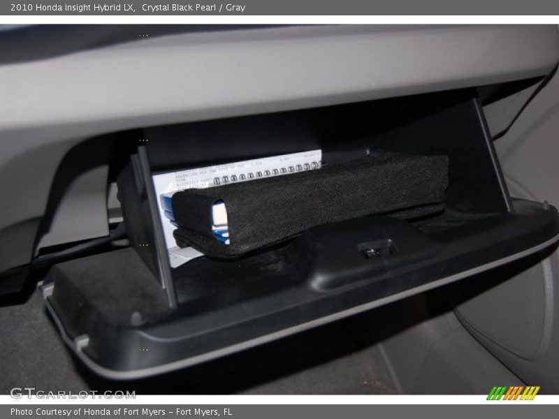 Crystal Black Pearl / Gray 2010 Honda Insight Hybrid LX