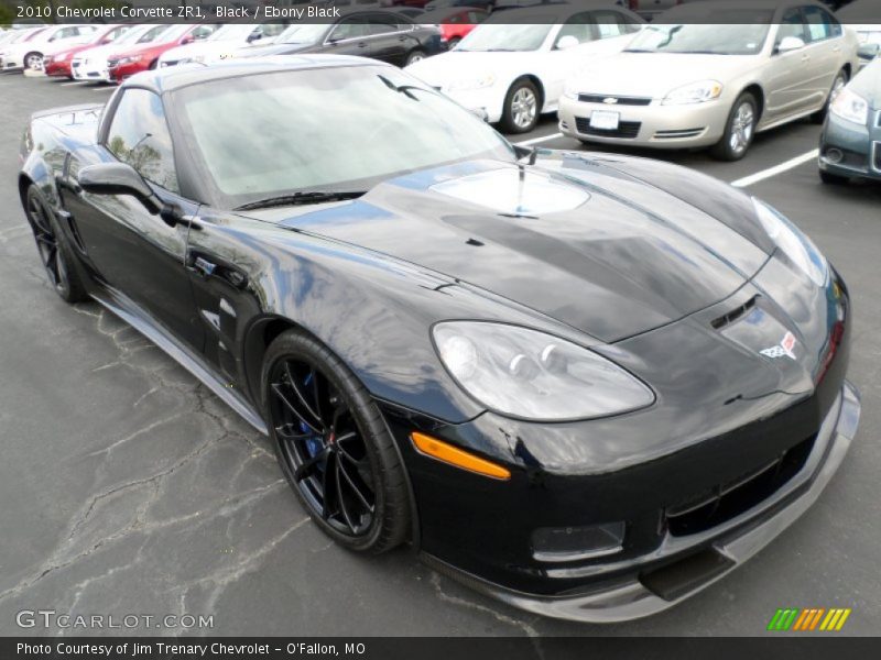 Black / Ebony Black 2010 Chevrolet Corvette ZR1