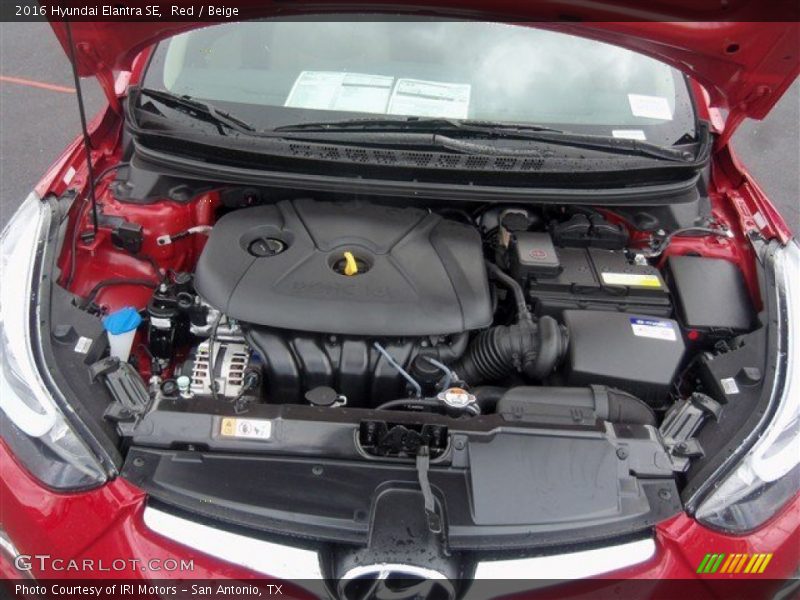 Red / Beige 2016 Hyundai Elantra SE