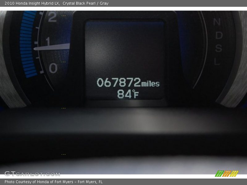 Crystal Black Pearl / Gray 2010 Honda Insight Hybrid LX