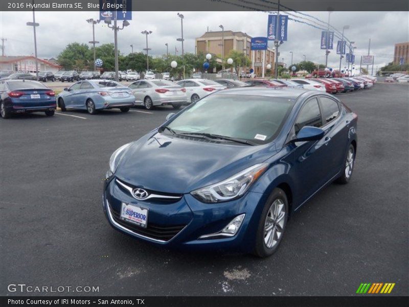 Blue / Beige 2016 Hyundai Elantra SE