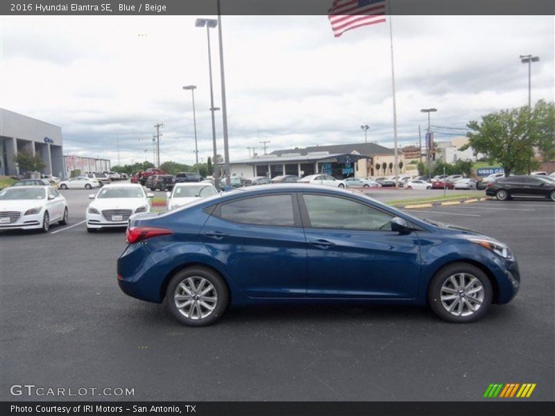 Blue / Beige 2016 Hyundai Elantra SE