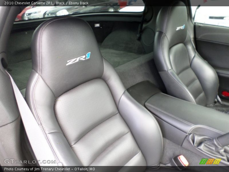Front Seat of 2010 Corvette ZR1