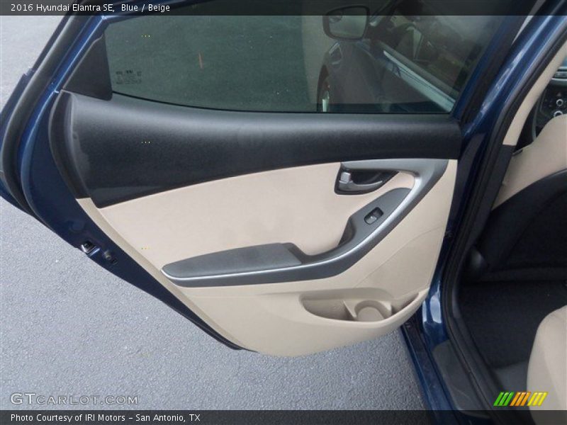 Blue / Beige 2016 Hyundai Elantra SE