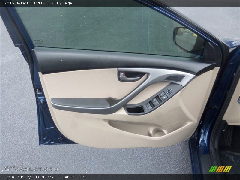 Blue / Beige 2016 Hyundai Elantra SE