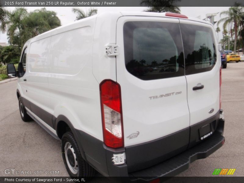 Oxford White / Pewter 2015 Ford Transit Van 250 LR Regular
