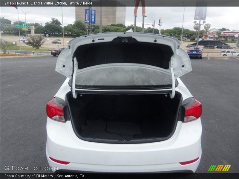 White / Beige 2016 Hyundai Elantra Value Edition