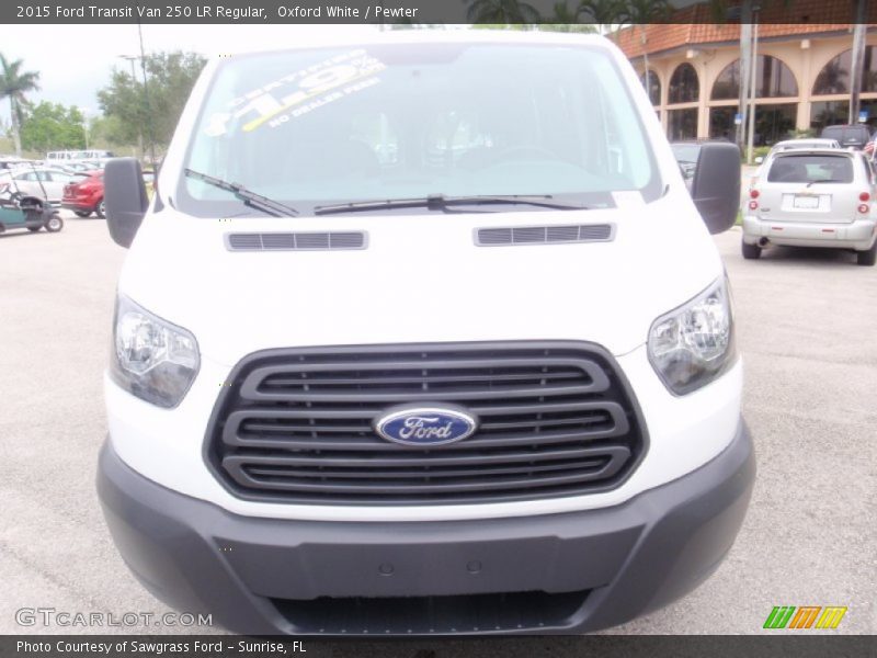 Oxford White / Pewter 2015 Ford Transit Van 250 LR Regular