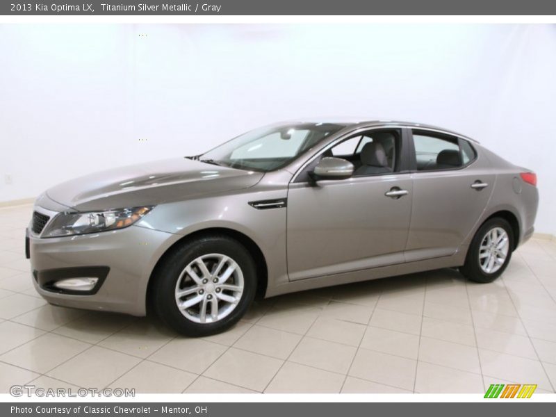 Titanium Silver Metallic / Gray 2013 Kia Optima LX