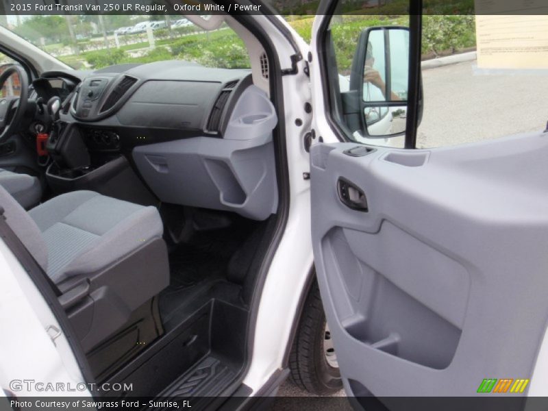 Oxford White / Pewter 2015 Ford Transit Van 250 LR Regular