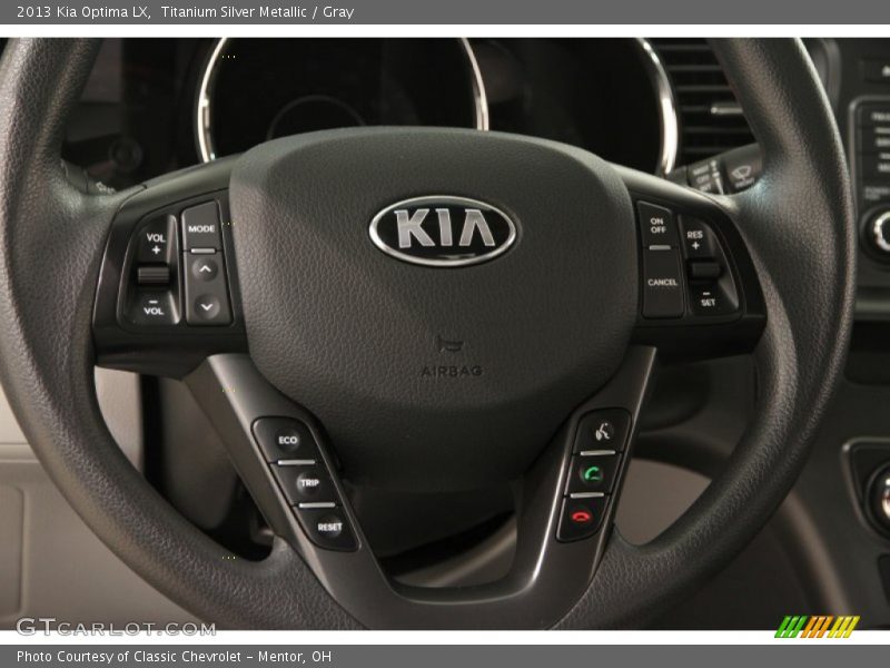 Titanium Silver Metallic / Gray 2013 Kia Optima LX