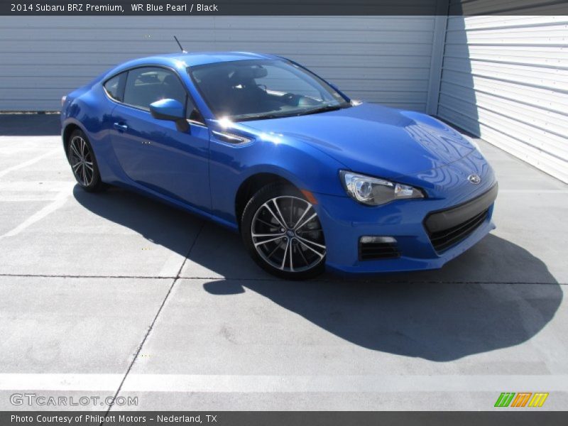 WR Blue Pearl / Black 2014 Subaru BRZ Premium