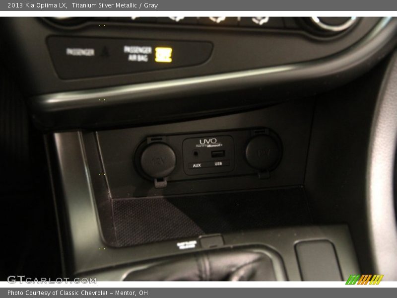 Titanium Silver Metallic / Gray 2013 Kia Optima LX