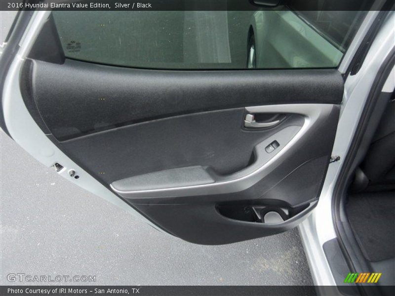 Silver / Black 2016 Hyundai Elantra Value Edition