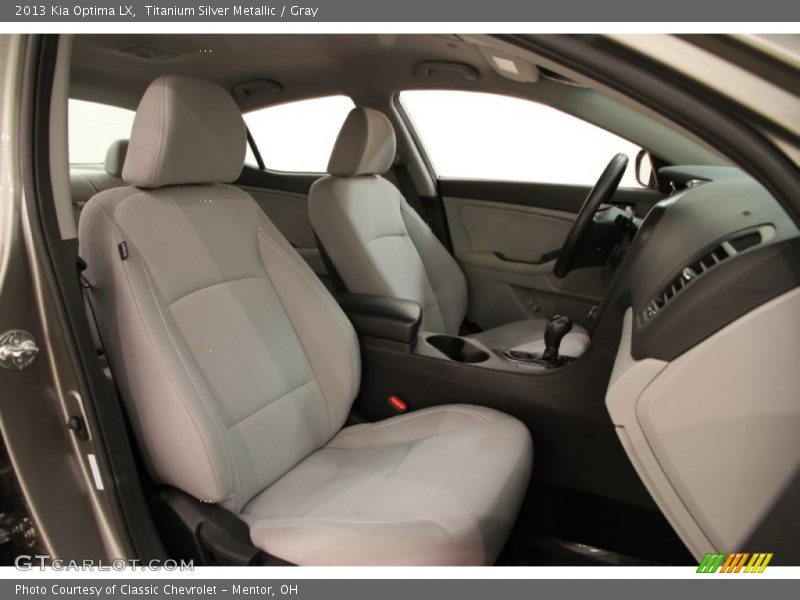 Titanium Silver Metallic / Gray 2013 Kia Optima LX