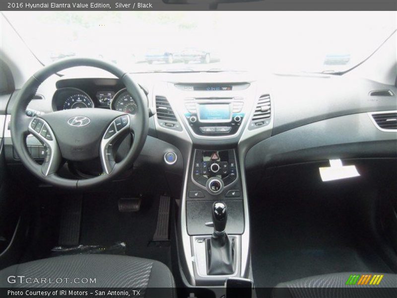 Silver / Black 2016 Hyundai Elantra Value Edition