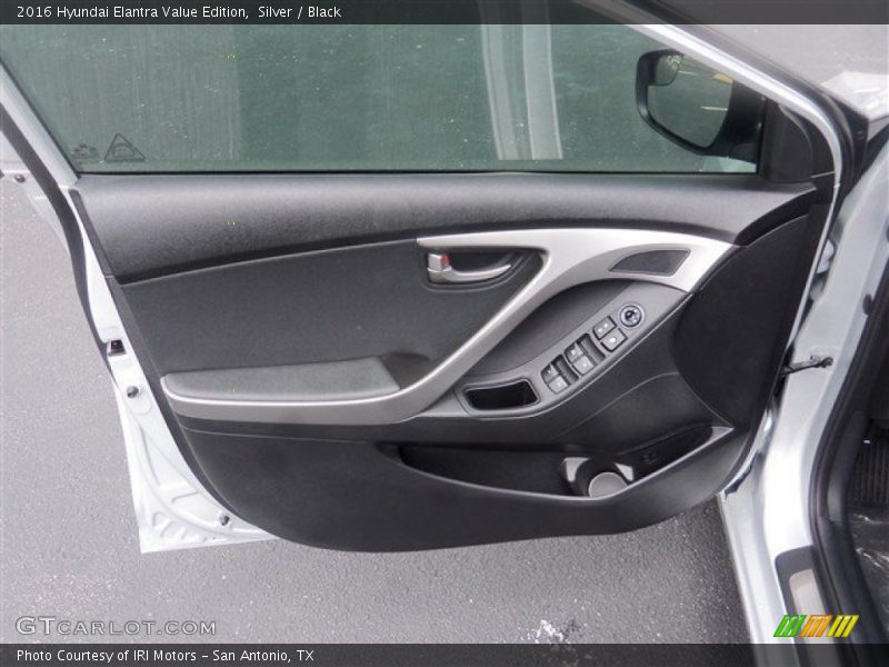 Silver / Black 2016 Hyundai Elantra Value Edition