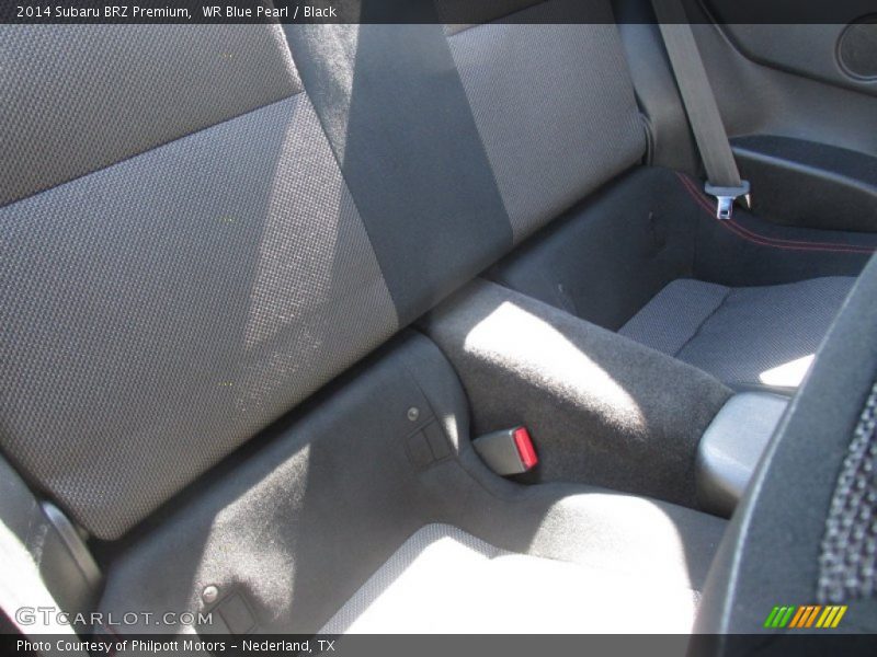 Rear Seat of 2014 BRZ Premium