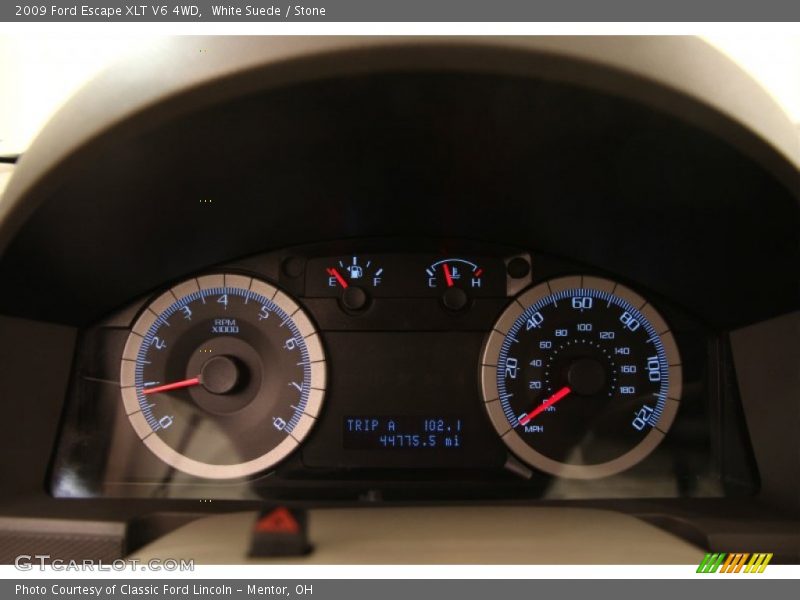 White Suede / Stone 2009 Ford Escape XLT V6 4WD