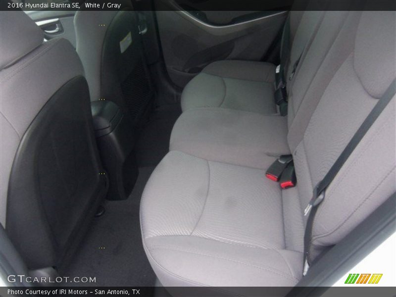 White / Gray 2016 Hyundai Elantra SE