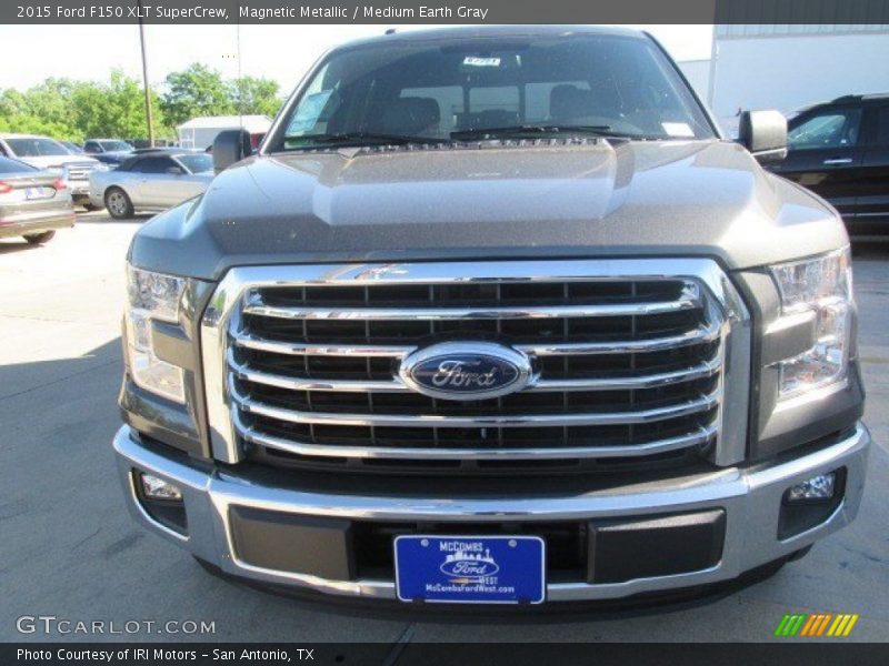 Magnetic Metallic / Medium Earth Gray 2015 Ford F150 XLT SuperCrew