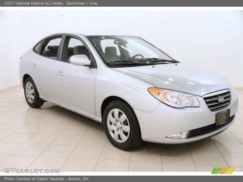 Quicksilver / Gray 2007 Hyundai Elantra GLS Sedan