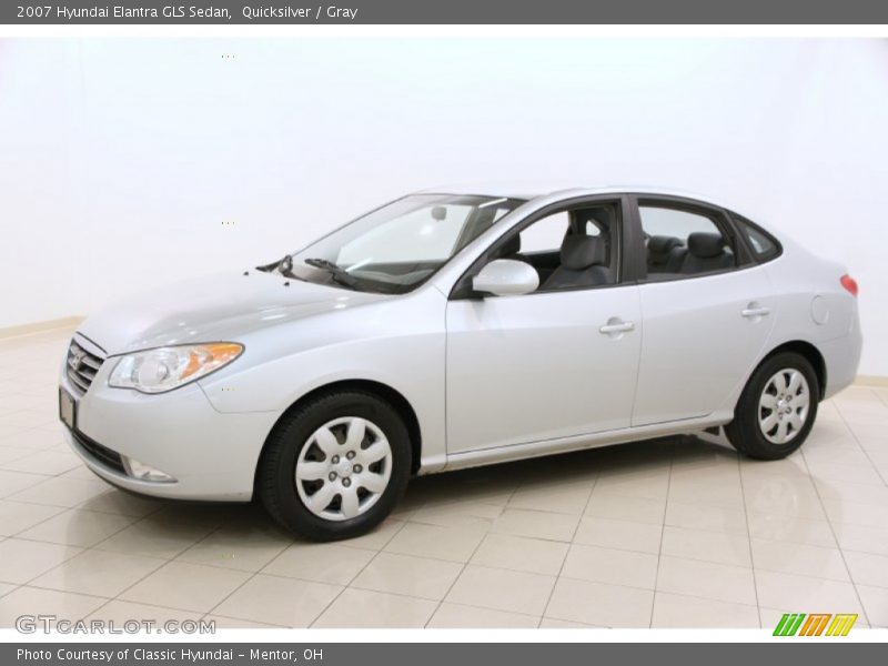 Quicksilver / Gray 2007 Hyundai Elantra GLS Sedan