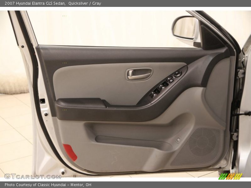 Quicksilver / Gray 2007 Hyundai Elantra GLS Sedan