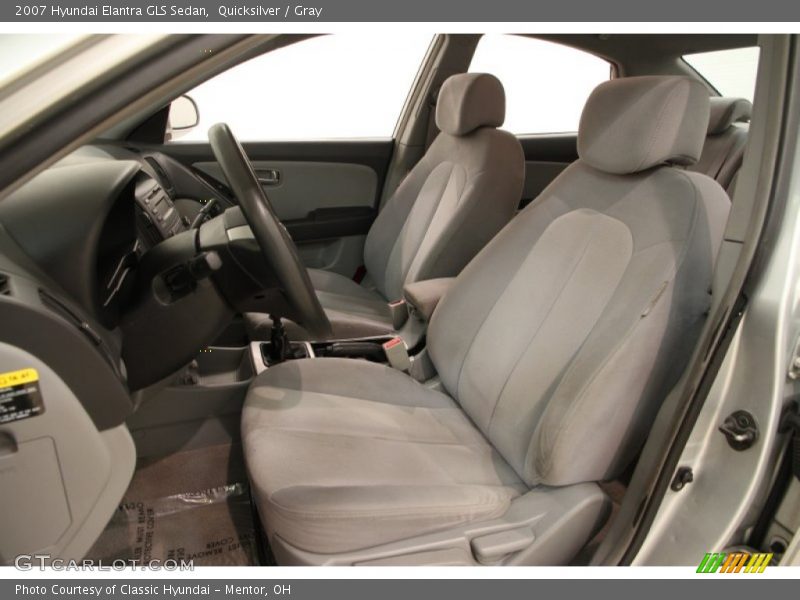 Quicksilver / Gray 2007 Hyundai Elantra GLS Sedan