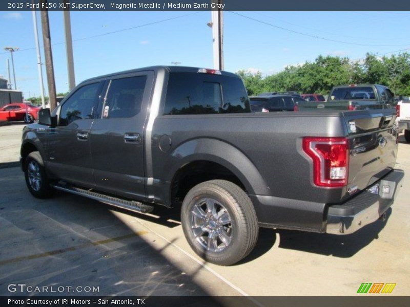 Magnetic Metallic / Medium Earth Gray 2015 Ford F150 XLT SuperCrew