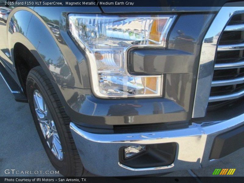 Magnetic Metallic / Medium Earth Gray 2015 Ford F150 XLT SuperCrew