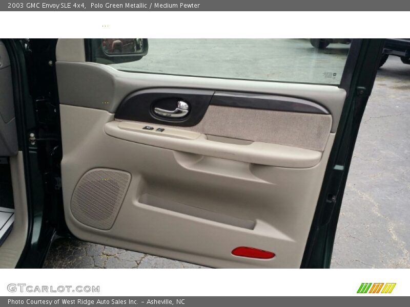 Polo Green Metallic / Medium Pewter 2003 GMC Envoy SLE 4x4
