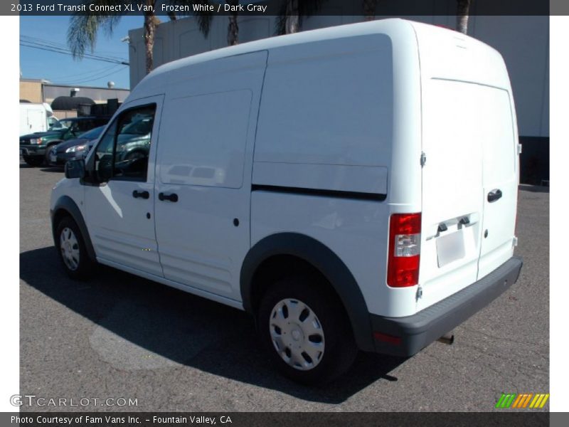 Frozen White / Dark Gray 2013 Ford Transit Connect XL Van