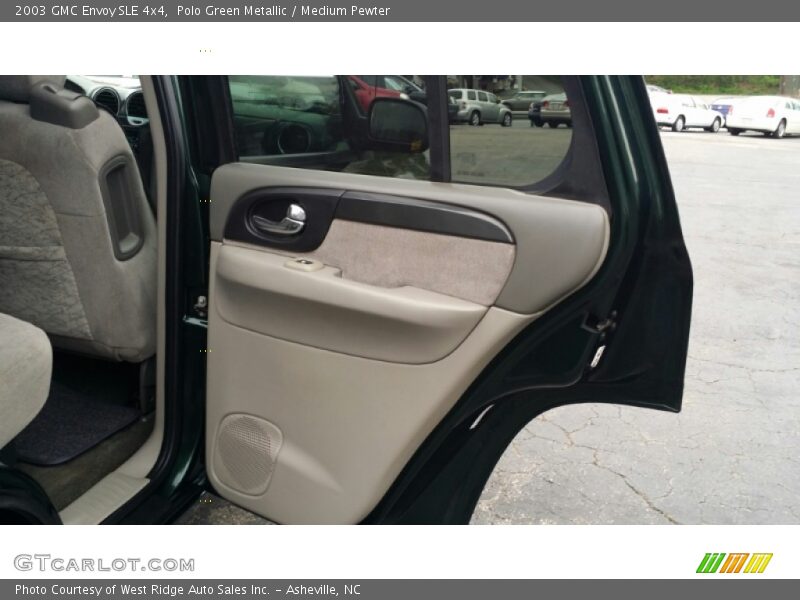 Polo Green Metallic / Medium Pewter 2003 GMC Envoy SLE 4x4