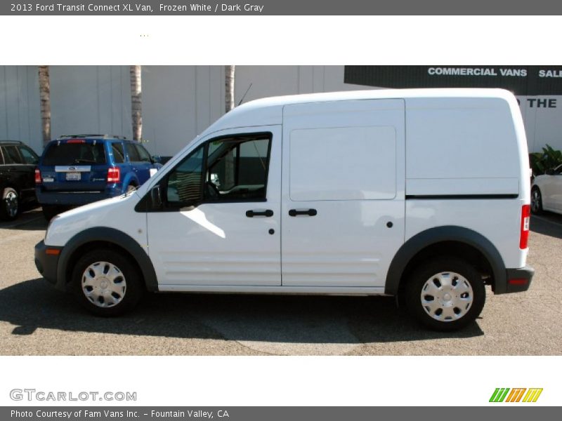 Frozen White / Dark Gray 2013 Ford Transit Connect XL Van