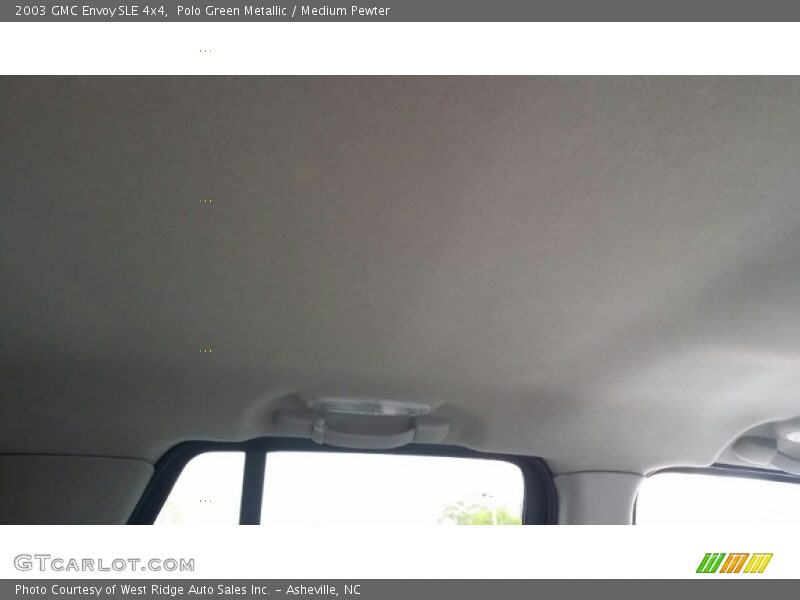 Polo Green Metallic / Medium Pewter 2003 GMC Envoy SLE 4x4