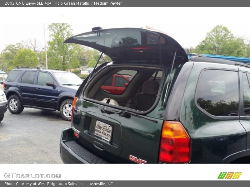Polo Green Metallic / Medium Pewter 2003 GMC Envoy SLE 4x4